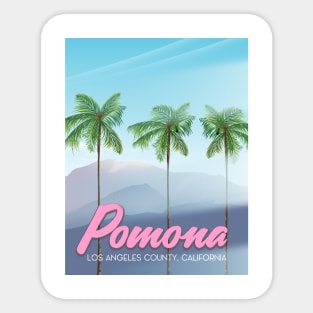 Pomona LA California USA Sticker